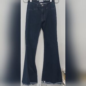 Judy Blue Dark Blue Flare Jeans  size 3